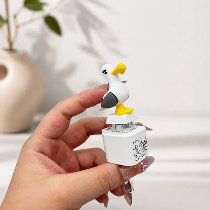 Futusly® Seagull MINE! Button Keychain-Real Sound & LED Light💡