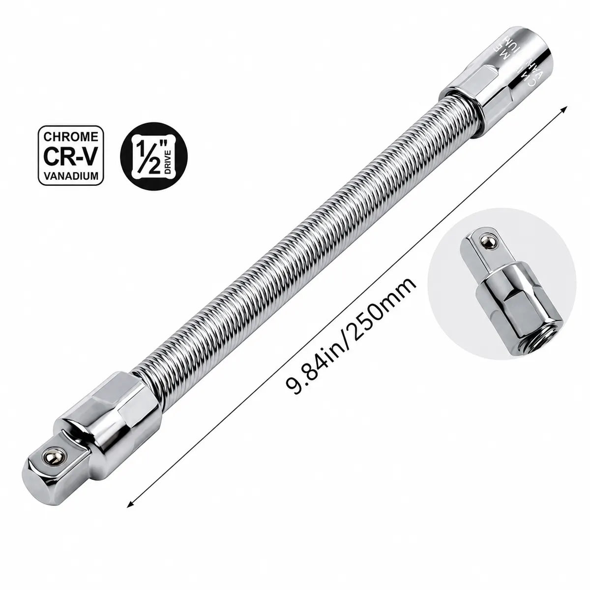 1/2″ Drive · 250mm – Complete Set（Silver）