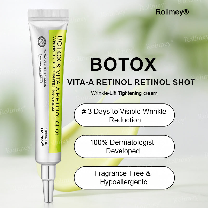 ✅Rolimey® Botox And Vita A Retinol Shot Wrinkle-Lift Tightening cream