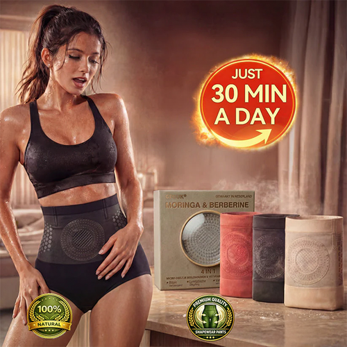 GFOUK® 4‑In‑1 Micro‑Particle Sculpting & Fat‑Burn Shorts