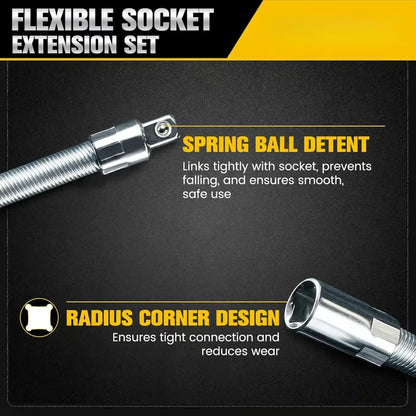 EaseHub® 2026 Hot Sale💖Bendable Shafts, Wrench Extender Tool, Connecting Rod