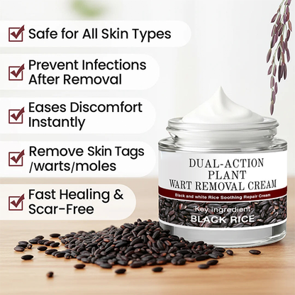 ✅Aihemy® Dual-Action Plant Wart Removal Cream（👨‍⚕️Skin Tags,Acne,Hyperpigmentation,Eczema,Psoriasis,Rosacea,Warts)