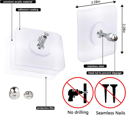 Aihemy®  Self-Adhesive Screw Wall Hooks