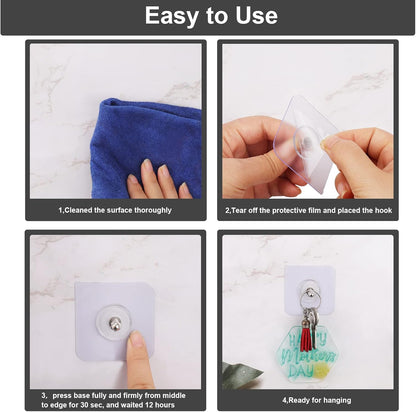 Aihemy®  Self-Adhesive Screw Wall Hooks