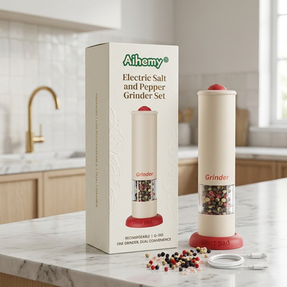 Aihemy® Electric Salt and Pepper Grinder Set