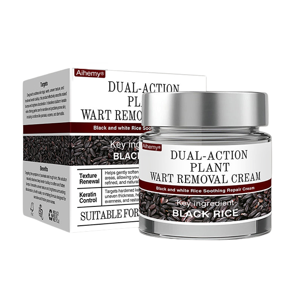 ✅Aihemy® Dual-Action Plant Wart Removal Cream（👨‍⚕️Skin Tags,Acne,Hyperpigmentation,Eczema,Psoriasis,Rosacea,Warts)