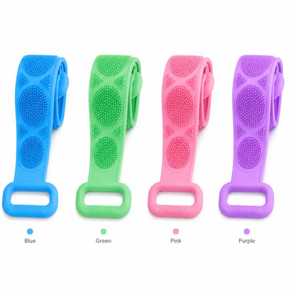 Mvqw® 🛁Double-Sided Silicone Back Scrubber , Deep Clean & Exfoliate Your Back Without Twisting ✨