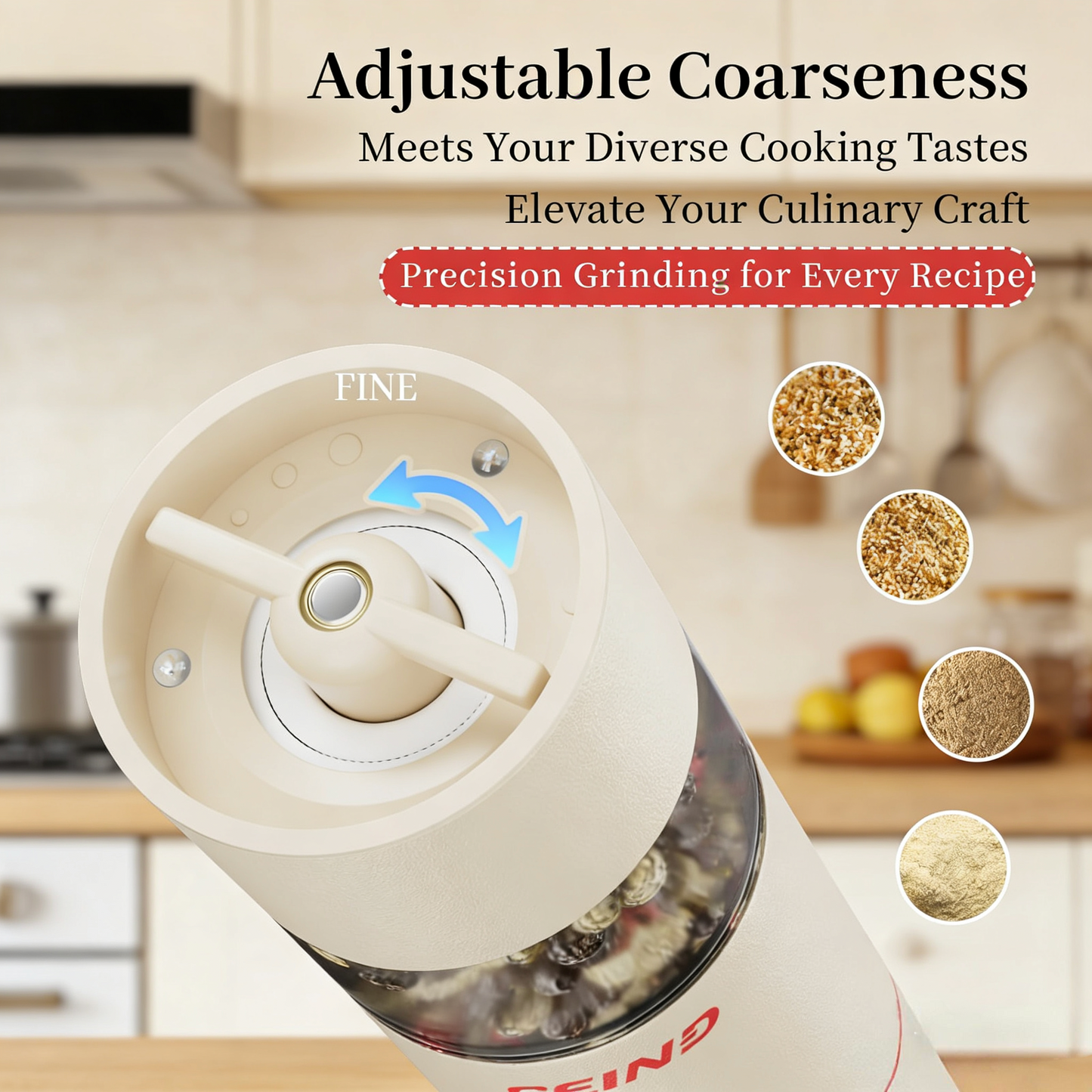 Aihemy® Electric Salt and Pepper Grinder Set