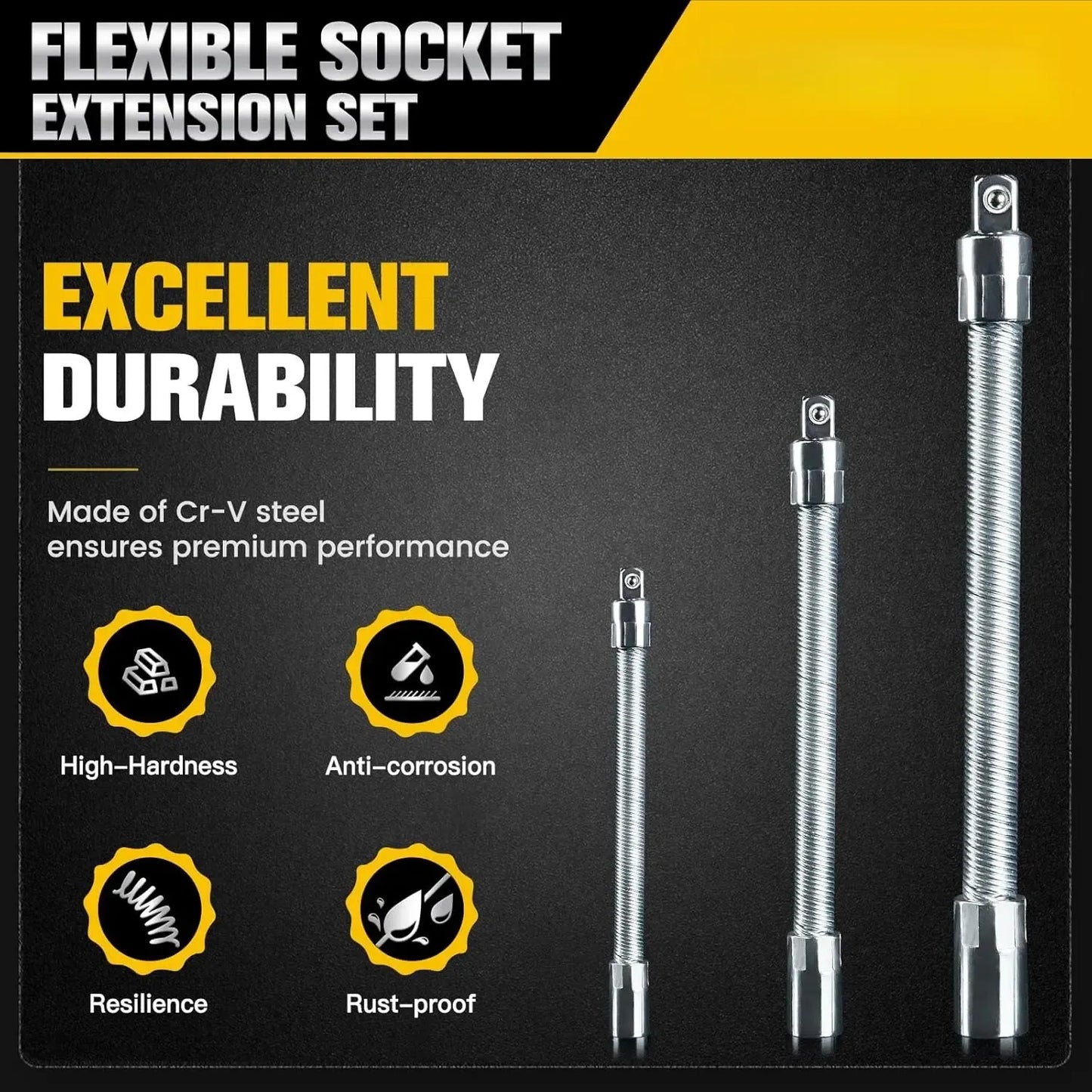 EaseHub® 2026 Hot Sale💖Bendable Shafts, Wrench Extender Tool, Connecting Rod