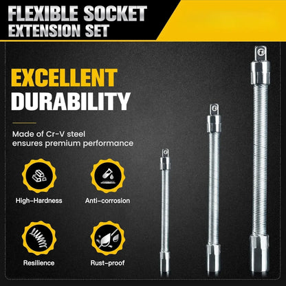EaseHub® 2026 Hot Sale💖Bendable Shafts, Wrench Extender Tool, Connecting Rod