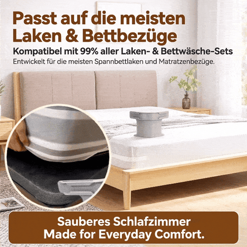 🔥Mvqw® 4er-Set Bettlaken-Clips mit Verriegelung