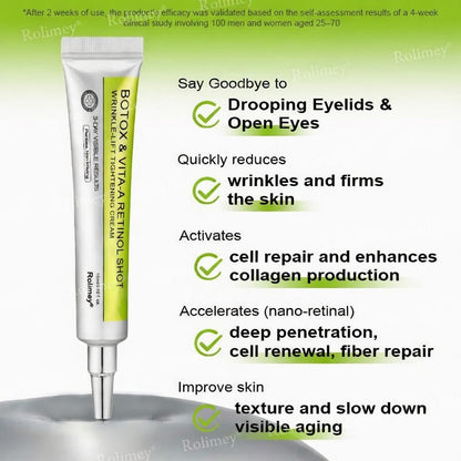 ✅Rolimey® Botox And Vita A Retinol Shot Wrinkle-Lift Tightening cream