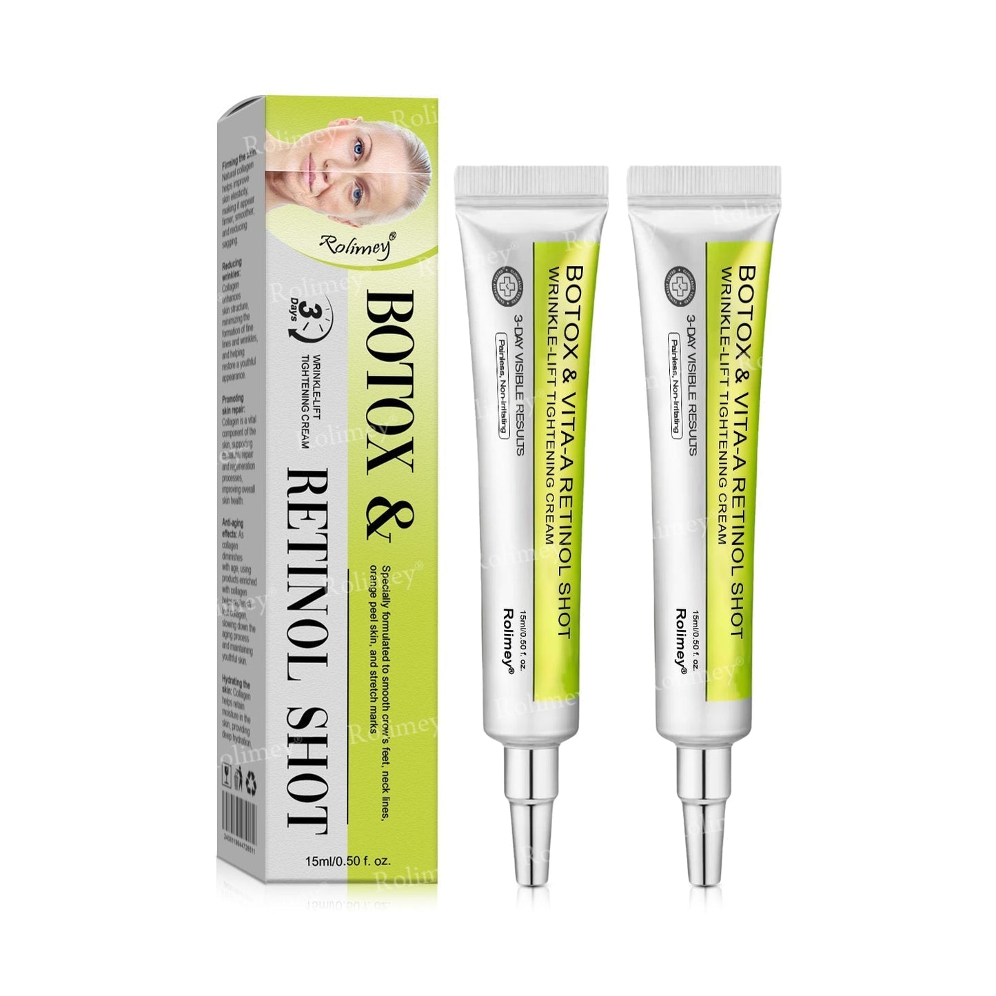 ✅Rolimey® Botox And Vita A Retinol Shot Wrinkle-Lift Tightening cream