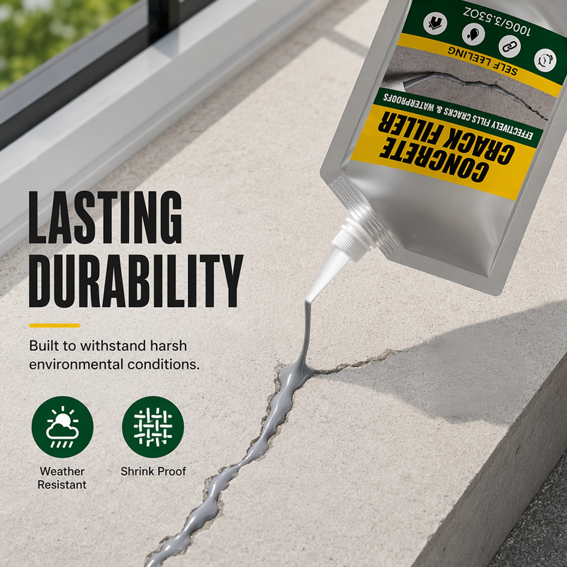 GFOUK® 🔧Waterproof Concrete Crack Filler & Sealant