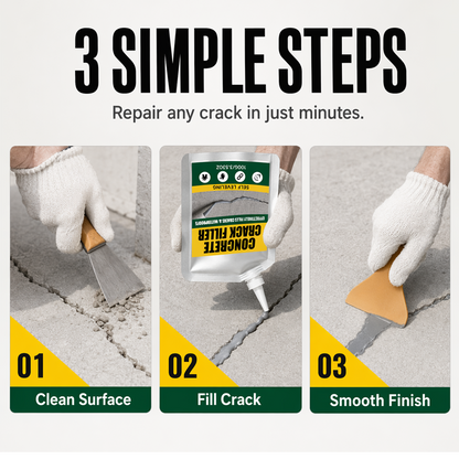 GFOUK® 🔧Waterproof Concrete Crack Filler & Sealant