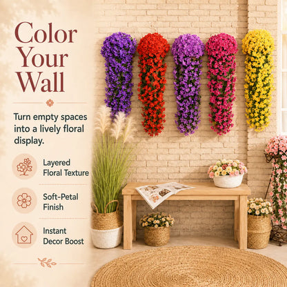 SVOZK®🌸Cascading Faux Orchid Wall Decor – Transform Any Space Instantly